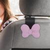 4 PCS Auto Seat Headrest Hunger Bow Tie Design Hooks Car Headrest Coat Bow Tie Hooks For Clothes Coats Bags Hats Purses