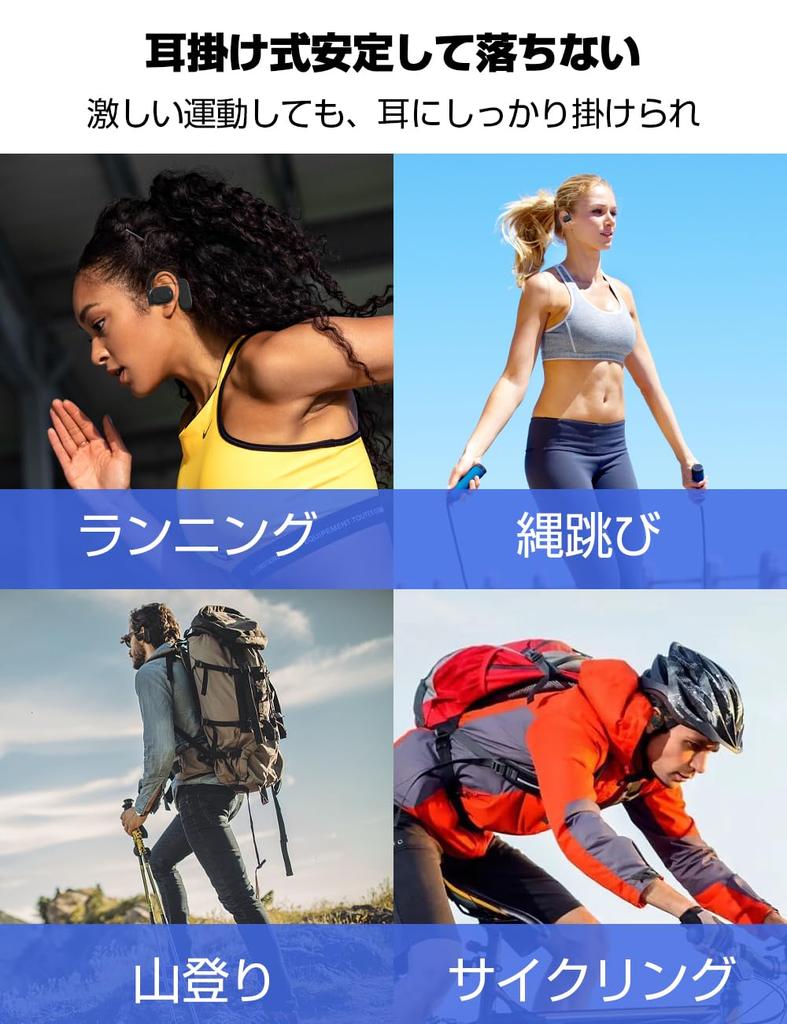 OWS Air Conduction Fully Open Design for Conduction Bluetooth Sound Noise Comfortable Clear Automatic Web Outdoor Japanese Voice Fast Compatible with