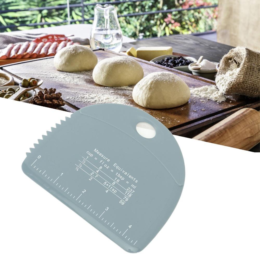 Food Safe Silicone Bench Cutter Serrated Edge Food Cutter Dough Cutter  Home Kitchen DIY Baking
