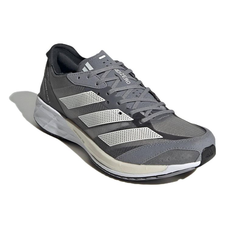 Adidas Adizero Adios 7 Grey Zero Metallic Women Sneakers Grey-Three Grey-Five GV7070