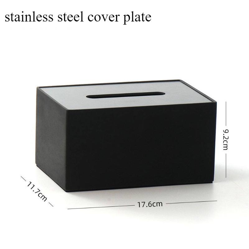 

Concrete Tissue Box Luxury Minimalist Napkin Box Nordic Creative Rectangular Tissue Case Kitchens Napkin Dispenser Storage Boxes