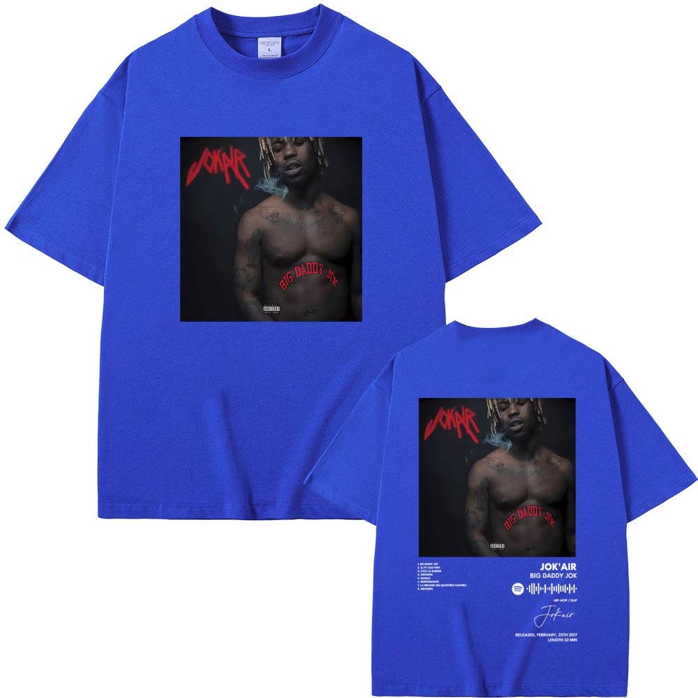 Rapper Jokair Big Daddy Jok Album Merch Tshirt Unisex Women Vintage Oversized T Shirts Fashion Hip Hop Short Sleeve Tee Streetwear