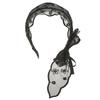 Solid Color Wide Mesh Flower Headband Bow Hairbands for Women Hair Accessories Headbands