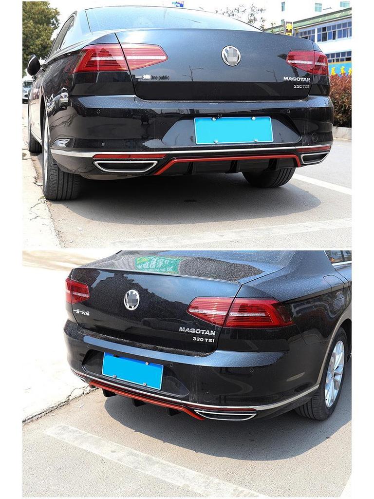 Compatibel met 2017 Volkswagen Magotan modellen: voorlip modificatie, frontsplitter, sideskirts, voorbumper, en bodykit.