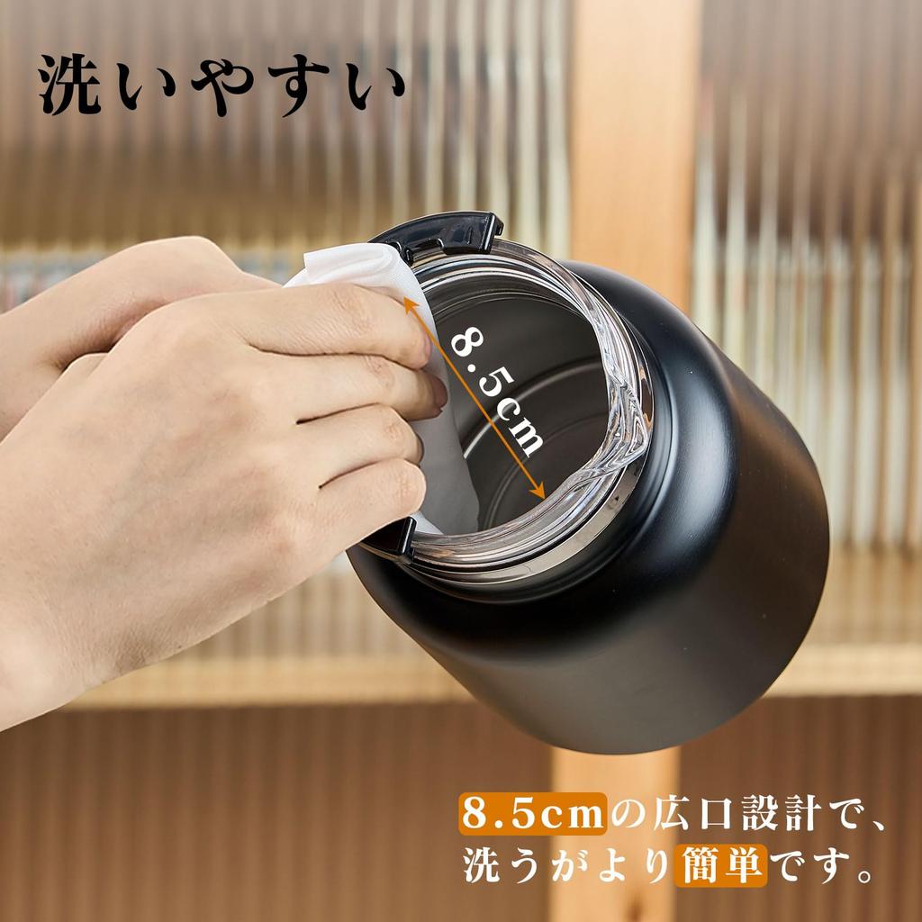 Ceainic GIANXI 800ml cu Infuzor One-Touch, Oțel Inoxidabil 316, Ceainic Elegant Multifuncțional pentru Ceai Negru și Ceai Verde