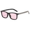 2026 Retro Square Frame Rice Nail Sunglasses: Stylish Outdoor Street-Style Face-Slimming Sun Protection Glasses