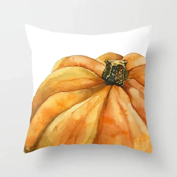 Pumpkins Cushion Cover Happy Halloween Pillow Covers Cartoon Home Decor Soft Peach Skin for Sofa Bed Decorative Cases 45x45cm