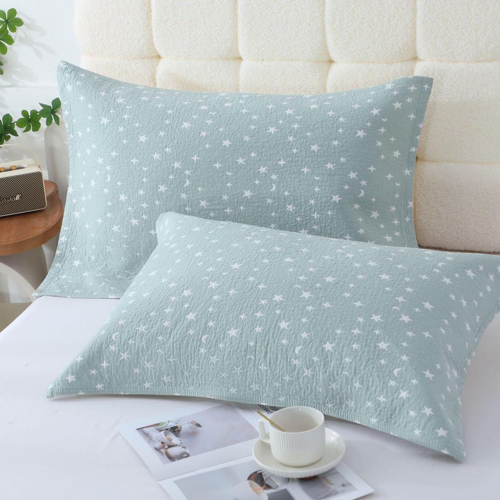 Washable Thickened Jacquard Cotton Pillow Towel - Enlarged, Luxurious, and Durable Design.