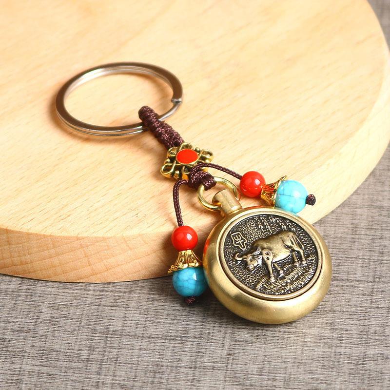 Horse Pendants Chinese Zodiac Keychain Vehicle Pendants 2026  Year Souvenir