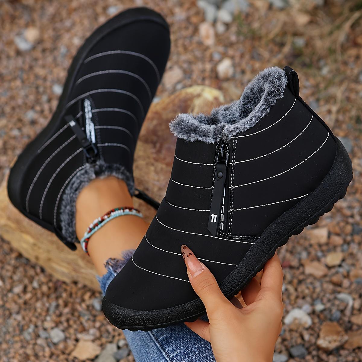

[High Quality Winter Boots] Winter Snow Boots, Women s High Quality Boots | Slip-Resistant EVA Sole, Warm Fabric Upper, Round Toe Design 48