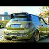 Carbon Fiber For BMW Mini Cooper R50 R53 R56 Ver.2.11/2.12 Type B JCW Style Rear Wing Exterior Body Kits 06-13