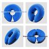 PVC Inflatable Pet Neck Ring Collar with Fabric Cover for Cats and Dogs, Anti-Bite Design