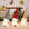 Creative Santa Gnome Christmas Decoration Hat Present Cartoon Plush Doll Glowing Dwarf New Year Gift
