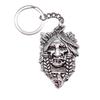 28mm Key Ring Pharaoh Chief Amulet Vintage Jewelry Supplies QY035