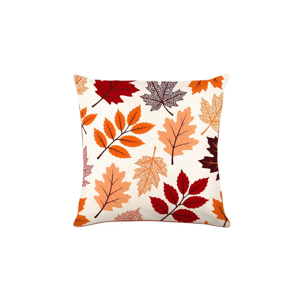 1PCS Autumn Thanksgiving Pumpkin Pillow Cover Sofa Cushion Case Decorative Throw Pillow Cover for Home Living Room Bedroom