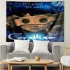 Coraline Tapestry for Bedroom Aesthetic Classroom Tapestries Wall Hanging for Living Room Dorm Office,Ideal Creative Gift