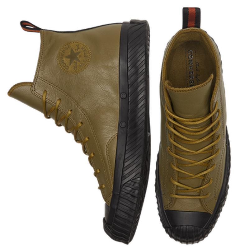 Converse 1970s Chuck Taylor All Star Bosey Slip-resistant and Wear-resistant High-top Skate Shoes Unisex Green