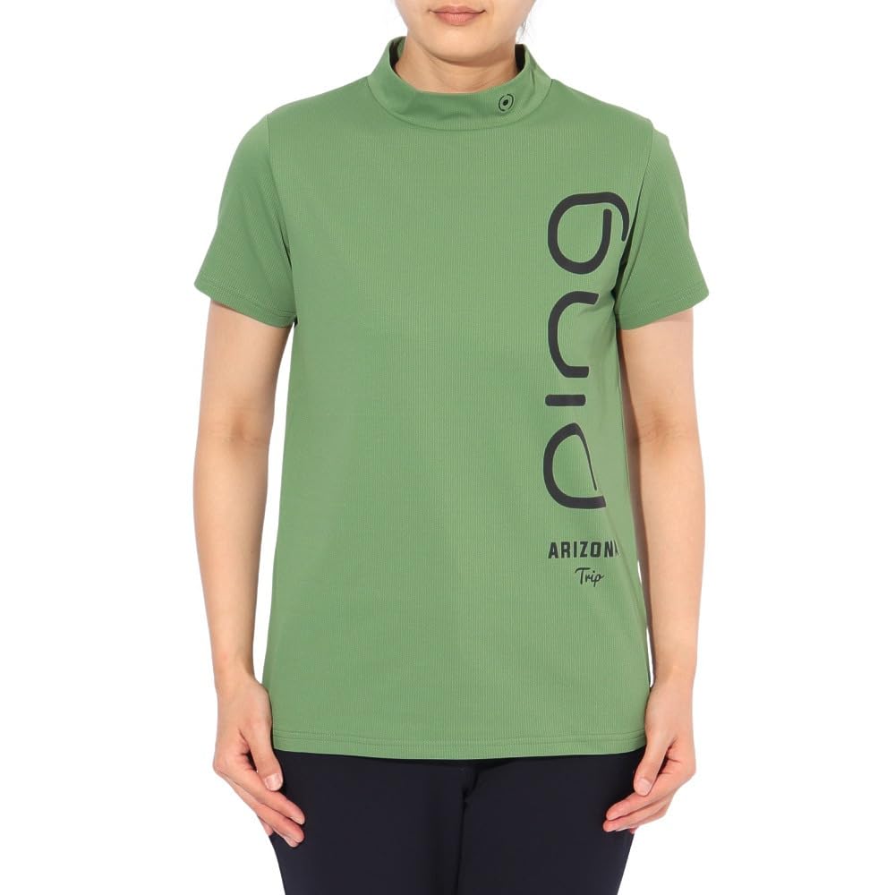 [Pin Apparel] Women's Short-sleeved High-neck Shirt (one-point Logo)  Golf Innerwear  622-5167202 180Khaki LL