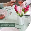 4/10/20x Bloom Napkin Holders Table Green Twist Rose Flower Buds Serviette Holder