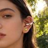 Demons Wing Shape Earrings Easy Maintenance Everyday Wear Fashionable Women Accessory Alloy Texture for Fashion Look