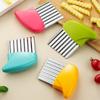 Potato Cutter Slicer Stainless Steel Vegetable Cutter Chopper Crinkle French Fry Potato Chips Cutter Knife Kitchen Tools Gadgets