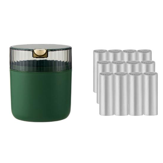 סט 1 קבל ידידותי לסביבה פרקטי נייד סגנון נורדי שולחן תה לסלון דלי אשפה פח אשפה מיני