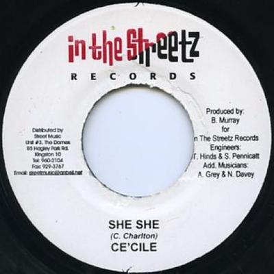 7inch Record CECILE / AIDONIA (IDONIA) - She She / Spray Spray Dem None In The Streetz 2006 Jamaica Reggae, Ska & Dub
