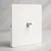 Interruttore da parete a pannello in acciaio inossidabile bianco antico, interruttore dimmer a levetta da parete, presa EU, presa USB, 220V elettrico on off