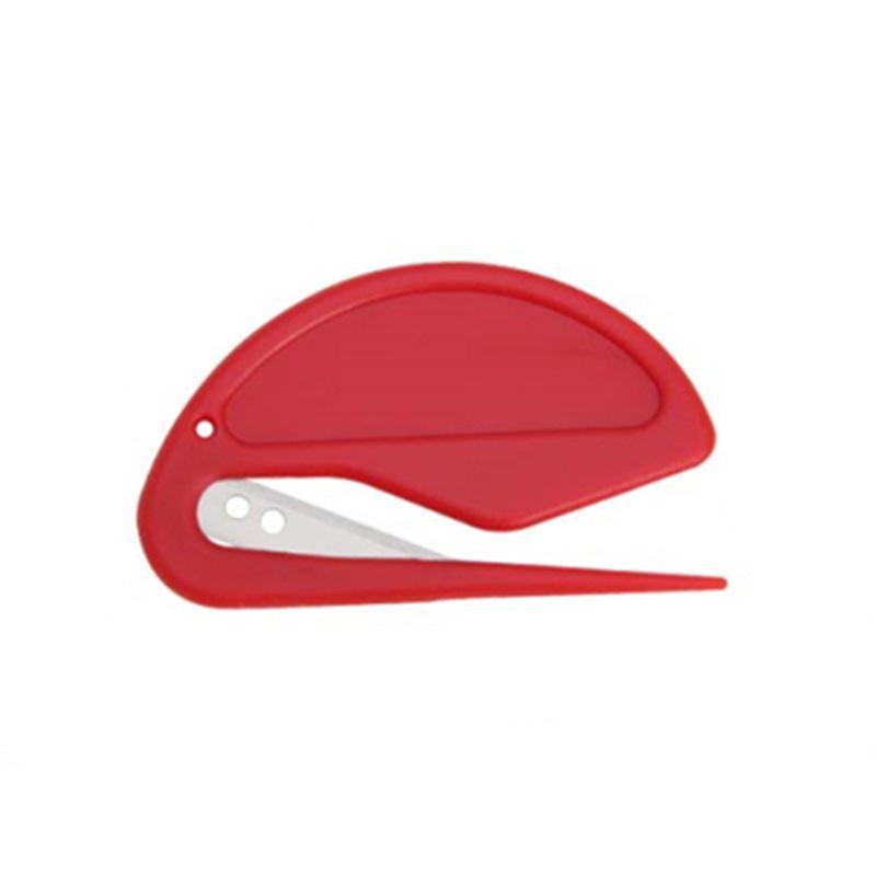 

4 шт., пластиковый нож для открывания писем, мини-острый нож для открывания писем, безопасный почтовый конверт, защищенное лезвие для резки бумаги 4pcs красный