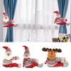 1pc New Year Christmas Cartoon Curtain Clips Holiday Decor Doll Hooks for Window Display Curtain Decorative Accessories