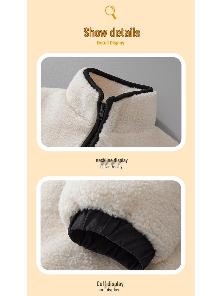 Modne ubrania w stylu color block z wełny jagnięcej dla dzieci - Kolekcja Jesień/Zima