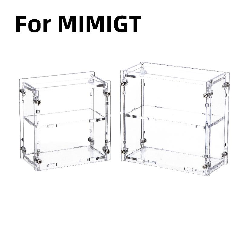 1 Set Acrylic Dust-Proof Showcase & Storage Organizer Box 1/64 Diecast Model Car Display Case With Cover For Minigt Tomica
