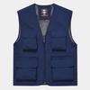 New Outdoor Multi-pocket Quick-drying Fishing Vest for Men Thin Mountaineering Photographer Waterproof Horse Clip Vest Sleeveless