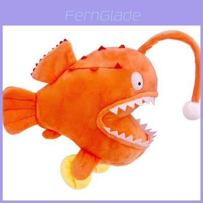 Melanocetus Johnsonii Plush Fish Toy With Soft Crystal Cotton For Kids And Collectors