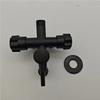 Three Outlet Not Corrosion Washing Machine Valves Steel Faucet With Individual Flows Control Upgrades for Home Plumbing