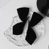 Black Velvet Bow Hairpin - Jisoo-Inspired Korean & Japanese Style Side Clip Hair Accessory