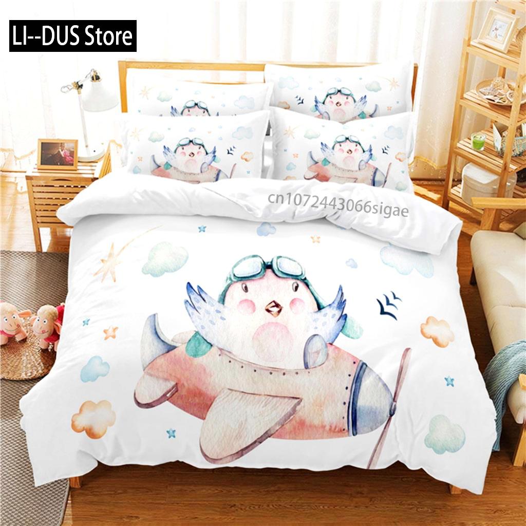 Cartoon Characters Bedding Set Duvet Cover Set 3d Bedding Digital Printing Queen Size Bedding Set Fashion Design