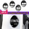 4x Black Titanium Door Buckle Protection Cover Trim For Toyota Corolla 2020-2024