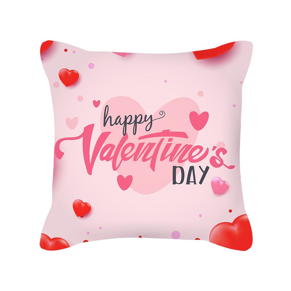 Home Decor Bedroom Pillowcases Valentine's Day Pink Girly Pattern Pillowcases