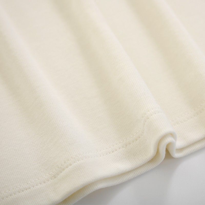 European Goods Fashion All-Match Insvv Collar Mid-Sleeve T-shirt for Women 2025 Summer Modal T-shirt Undershirt Slim Looking Tops Fashion