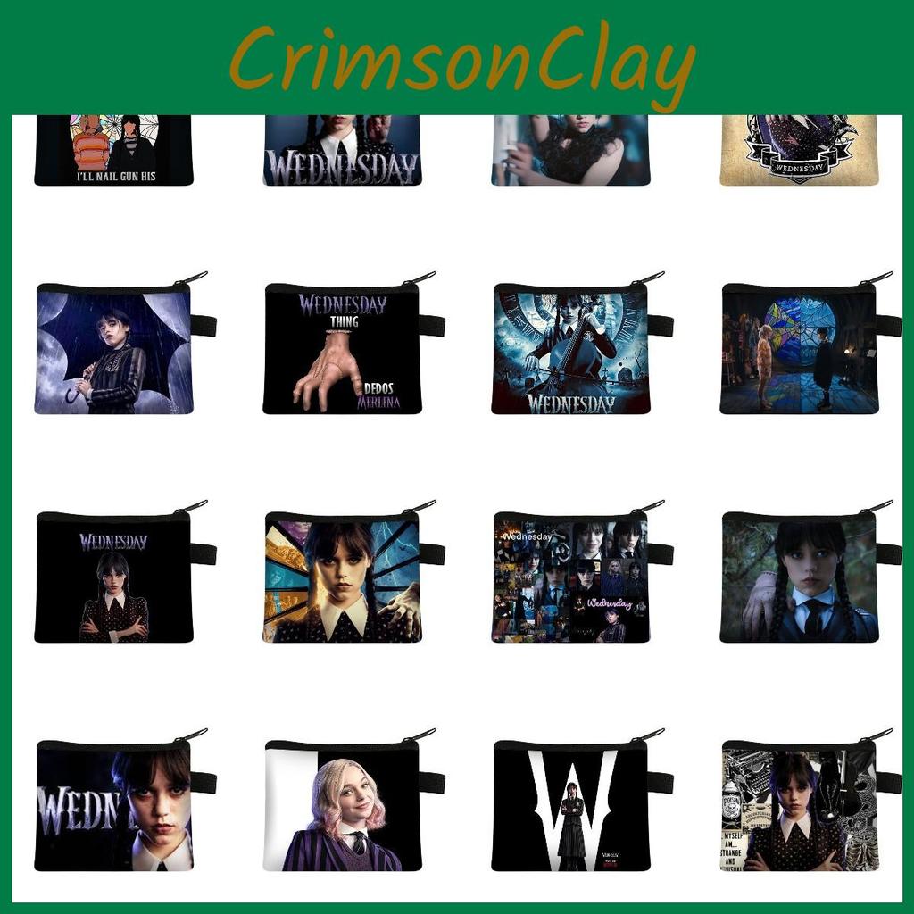 Family Adams The Coin Purse Printed Storage Card Bag Kid Gift Student