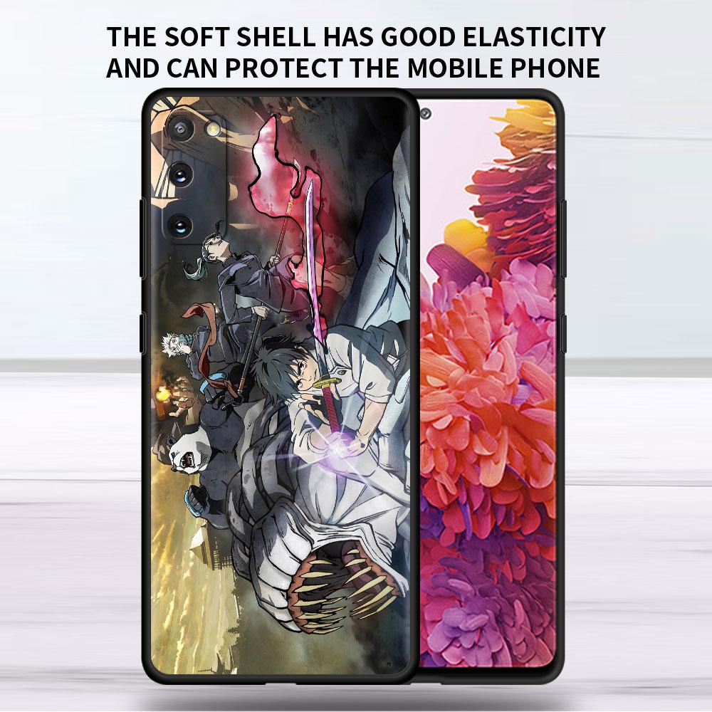 Soft Case For Samsung Galaxy Note 20 Ultra 10 Plus Lite A50 A70 A20 A40 A20e 9 8 A60 A10e Funda Phone Cover Jujutsu Kaisen Anime