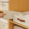 Fabric Foldable Storage Box With Dividers For Wardrobe Organization And Clothing Storage