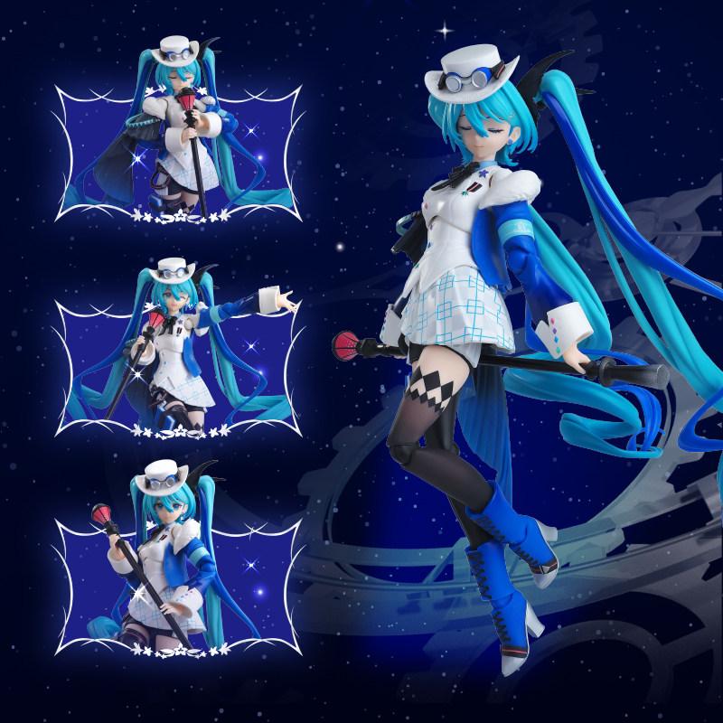 Original Hatsune Miku WITH YOU 2O25 Miracle Edition Miku Singer FANTASTICS Action Figure Joint Mobility Assembly Toy Doll Gift