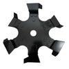 Six-Arm Star Trenching Wheel 3-in-1 Brush Cutter Head New Weeding Wheel  Small Tiller Accessory
