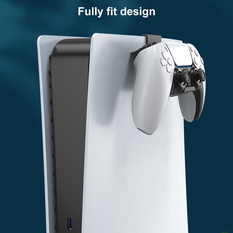 2Pcs Sturdy Headphone Stand Game Controller Holder Easy Install Hook Hanger Space Save For Game Console Accessories