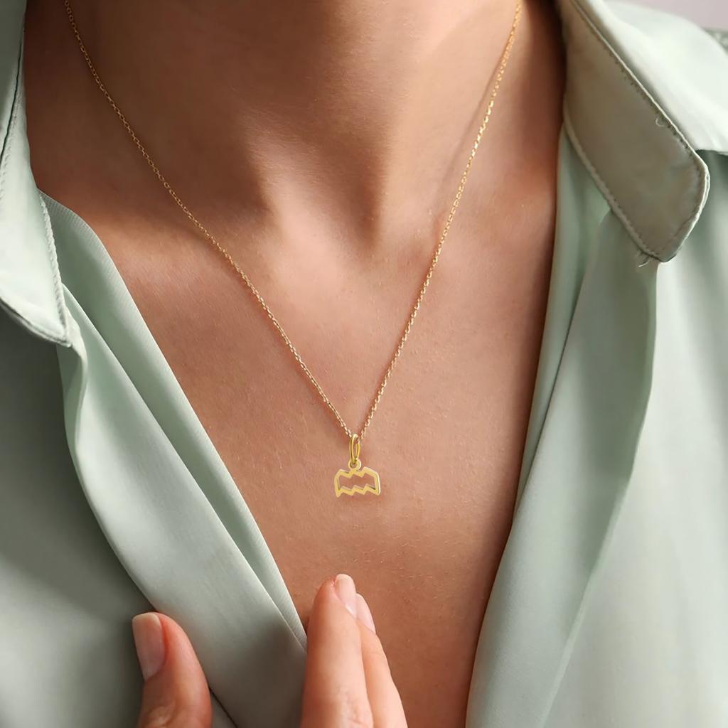 SUNIBI Stainless Steel Star Zodiac Sign 12 Constellation Pendant Accessories for Necklace Women Man Jewelry Gifts