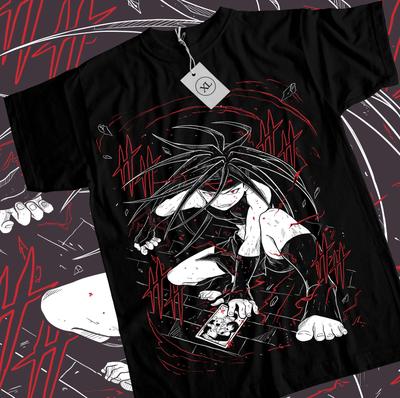 T-shirt Envy Fullmetal Alchemist Alphonse Elric Edward Elric Anime T-shirt Noir