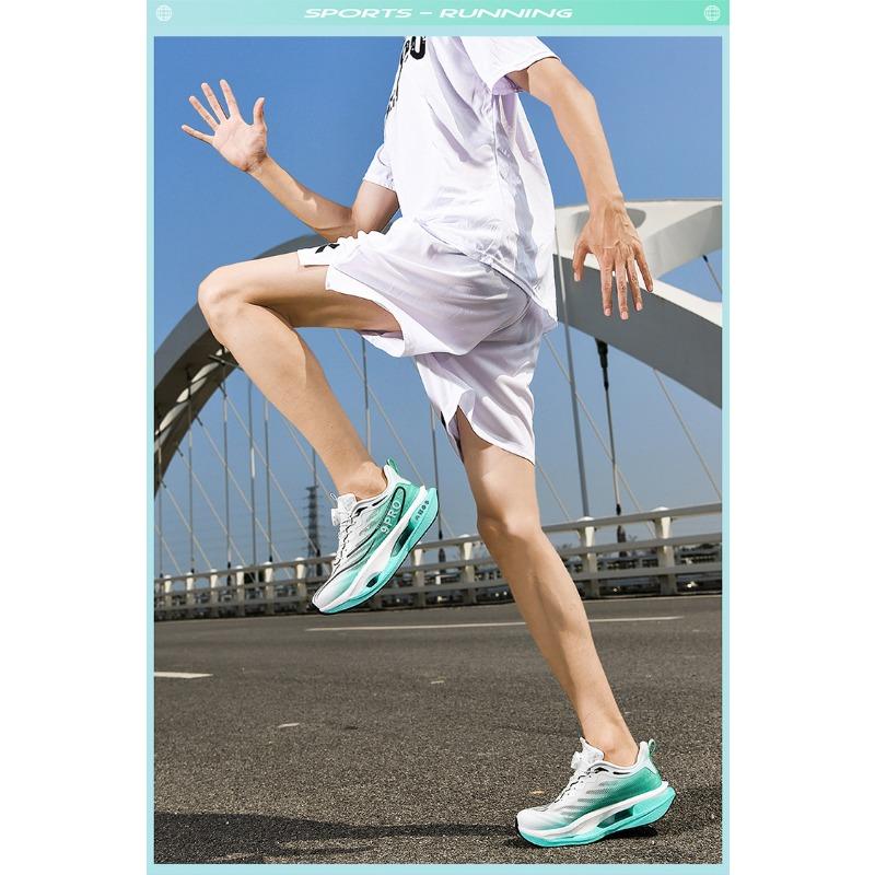 Men's Gradient Mesh Sneakers Cushion Sole Sport Running Shoes