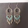 Bohemian Ethnic Teardrop Earrings: Retro, Fashionable & Versatile for Travel and Streetwear